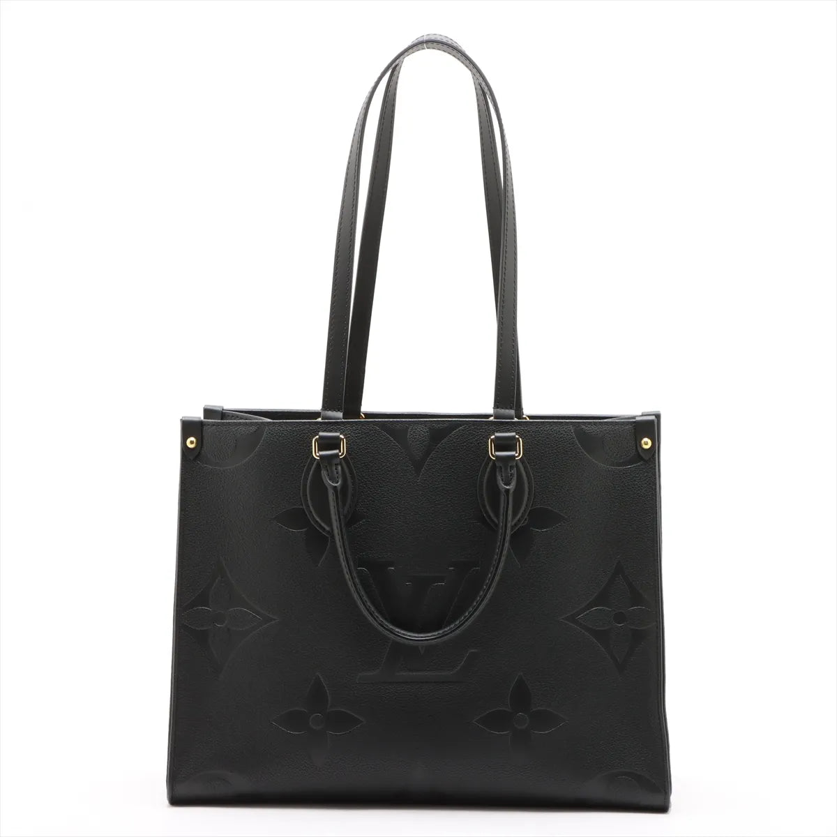 Louis Vuitton Black Monogram Empreinte Leather OnTheGo MM [Clearance Sale]