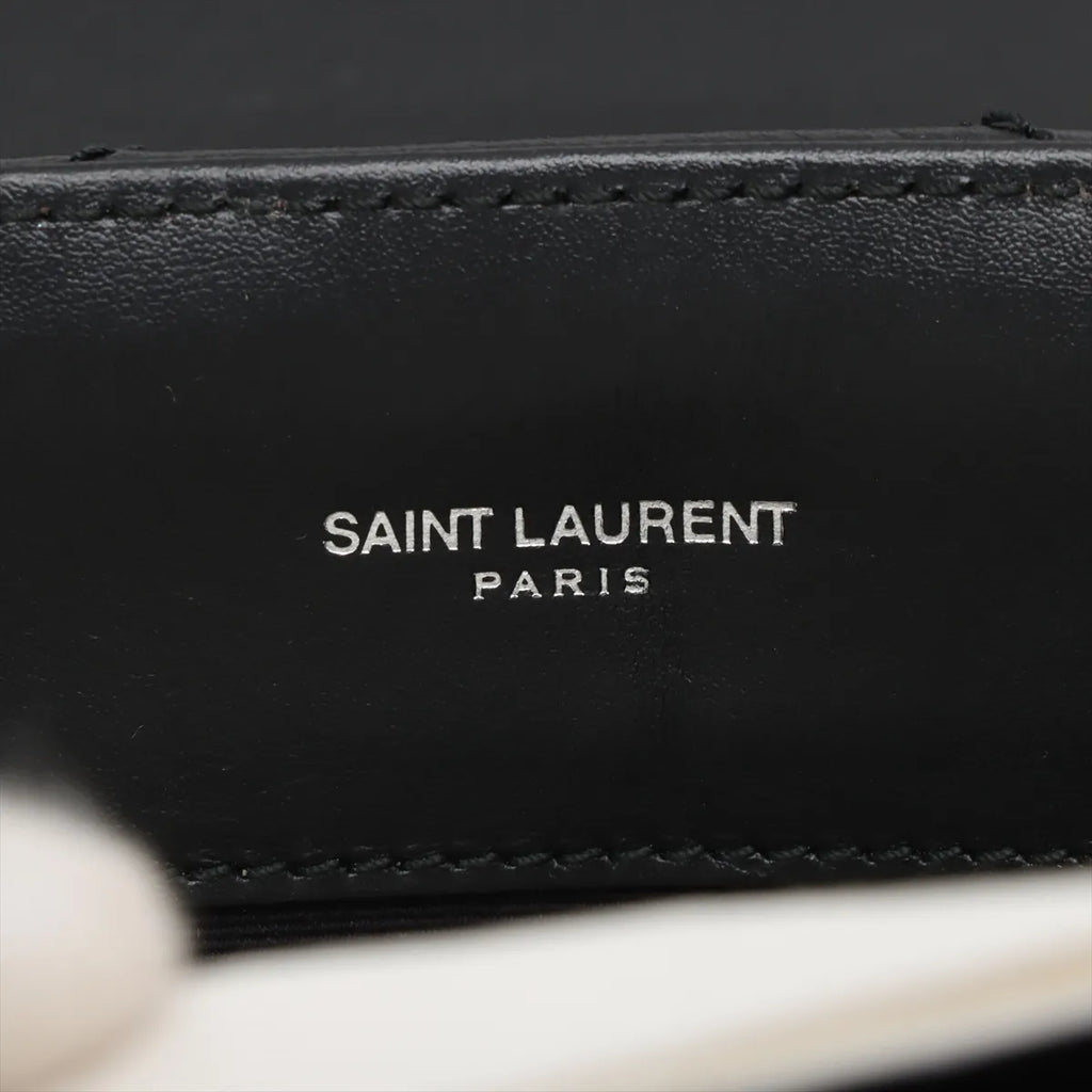 Saint Laurent Black Smooth Matelasse Leather Loulou Medium Shoulder Bag [Clearance Sale]