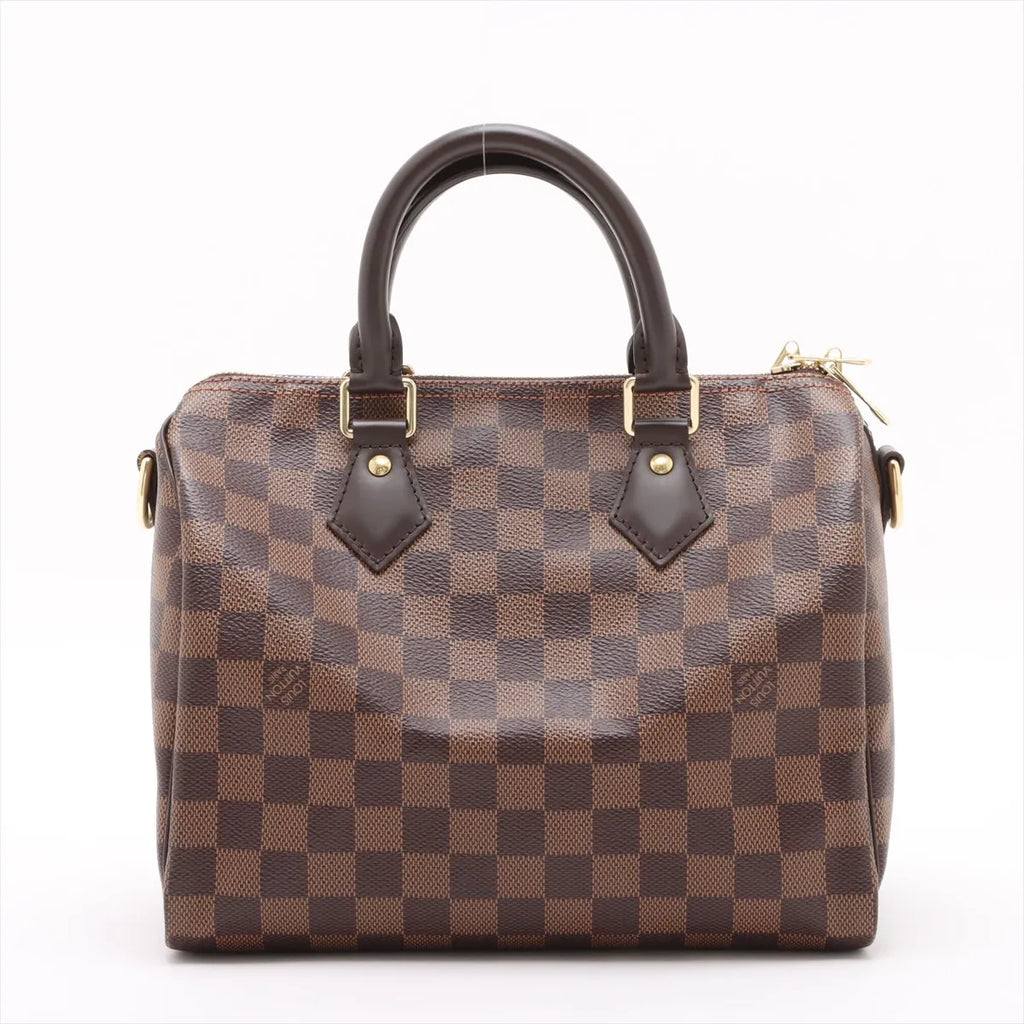 Louis Vuitton Damier Ebene Canvas Speedy 25 Bandouliere [Clearance Sale]