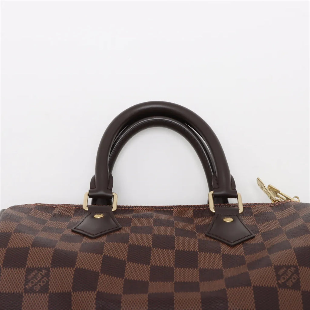 Louis Vuitton Damier Ebene Canvas Speedy 25 Bandouliere [Clearance Sale]