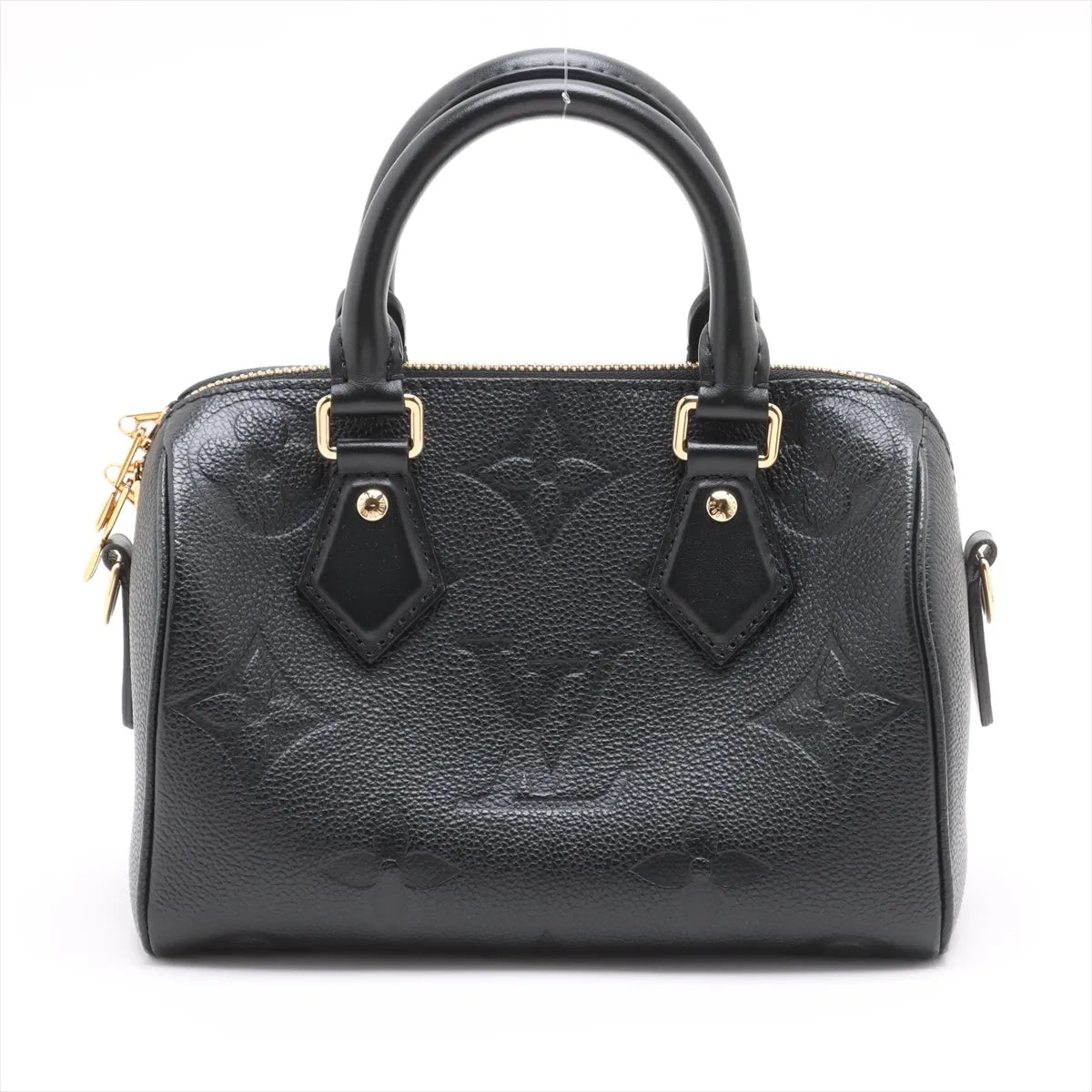 Louis Vuitton Noir Monogram Empreinte Leather Speedy 20 [Clearance Sale]