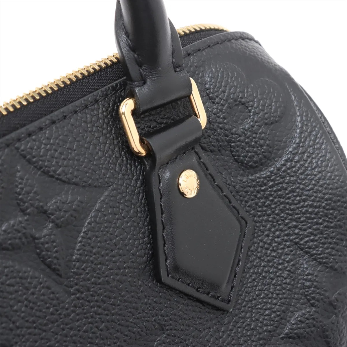 Louis Vuitton Noir Monogram Empreinte Leather Speedy 20 [Clearance Sale]
