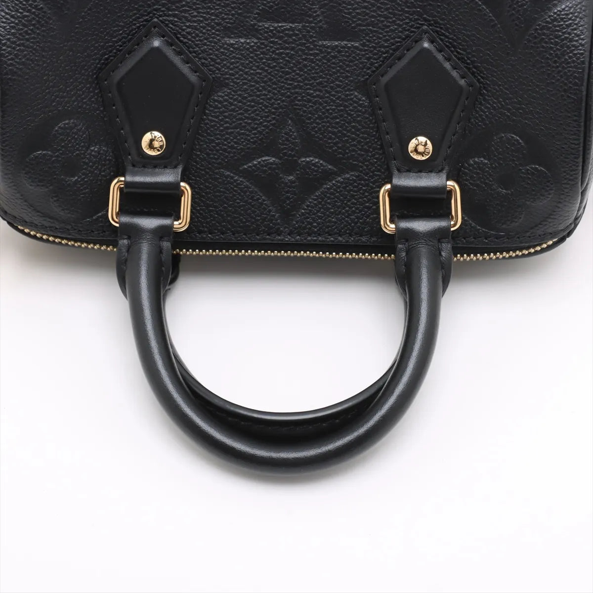 Louis Vuitton Noir Monogram Empreinte Leather Speedy 20 [Clearance Sale]