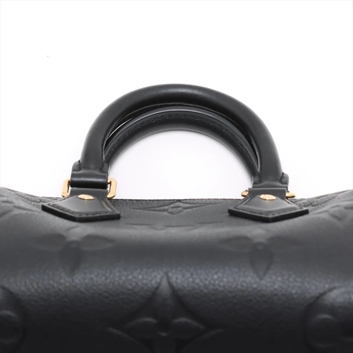 Louis Vuitton Noir Monogram Empreinte Leather Speedy 20 [Clearance Sale]