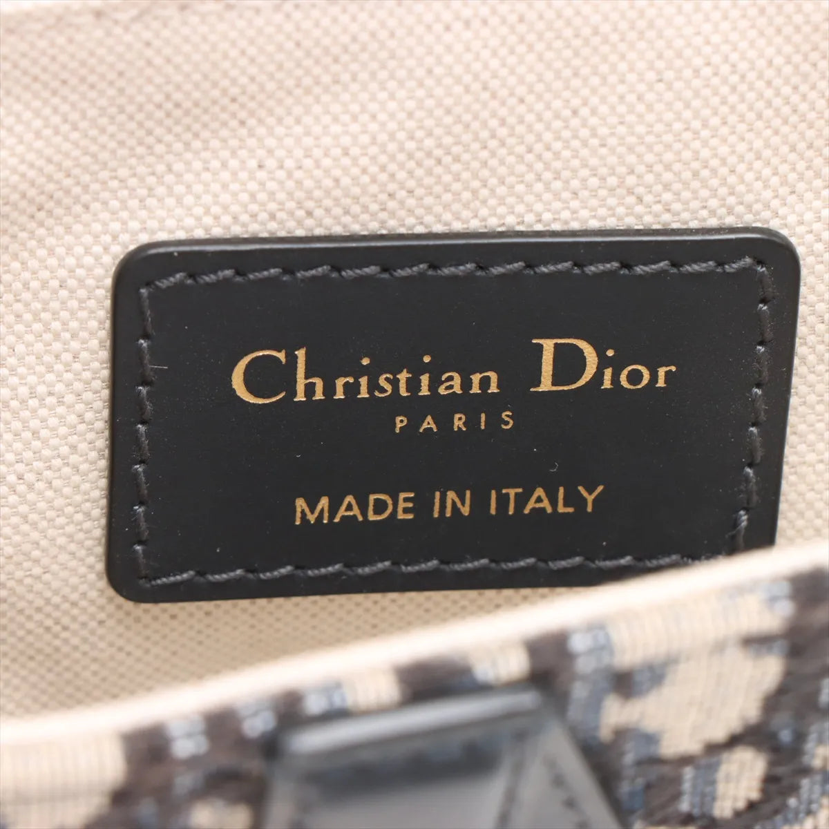 Christian Dior Blue Dior Oblique Jacquard Small Saddle Bag [Clearance Sale]