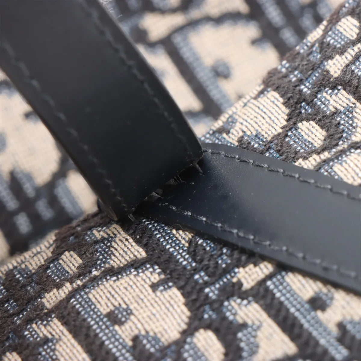 Christian Dior Blue Dior Oblique Jacquard Small Saddle Bag [Clearance Sale]