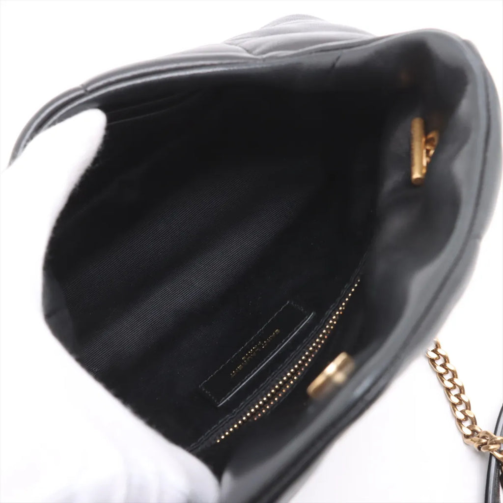 Saint Laurent Black Puffer Shoulder Bag [Clearance Sale]