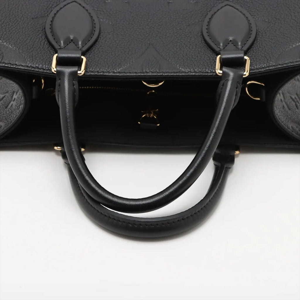 Louis Vuitton Black Monogram Empreinte Leather OnTheGo PM [Clearance Sale]
