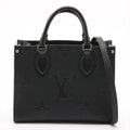 Louis Vuitton Black Monogram Empreinte Leather OnTheGo PM [Clearance Sale]