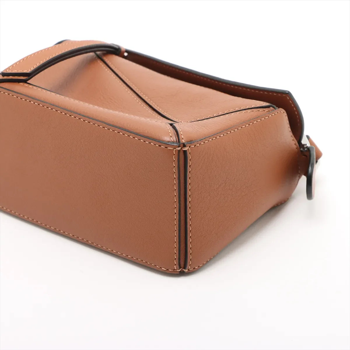 Loewe Brown Leather Mini Puzzle Bag [Clearance Sale]