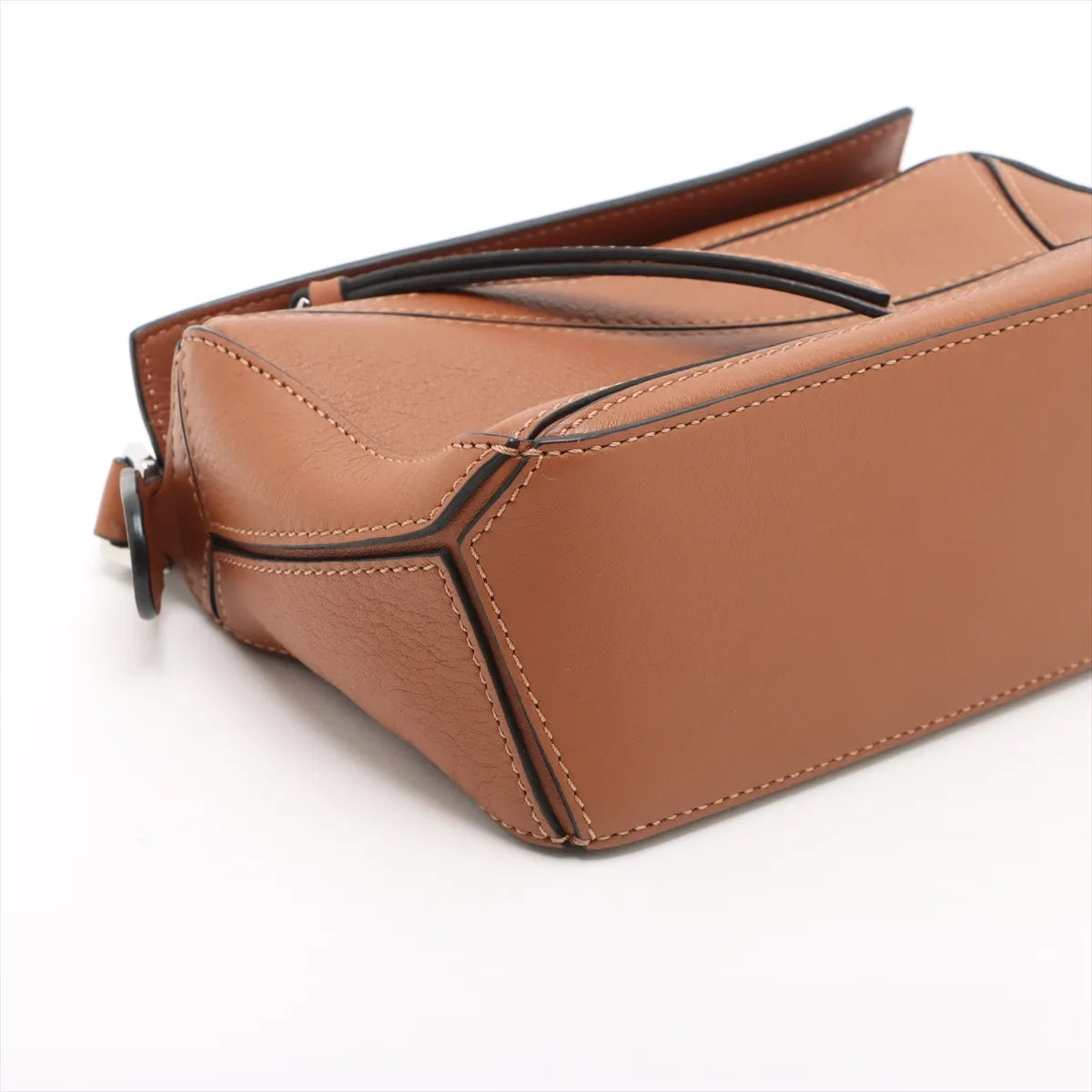 Loewe Brown Leather Mini Puzzle Bag [Clearance Sale]