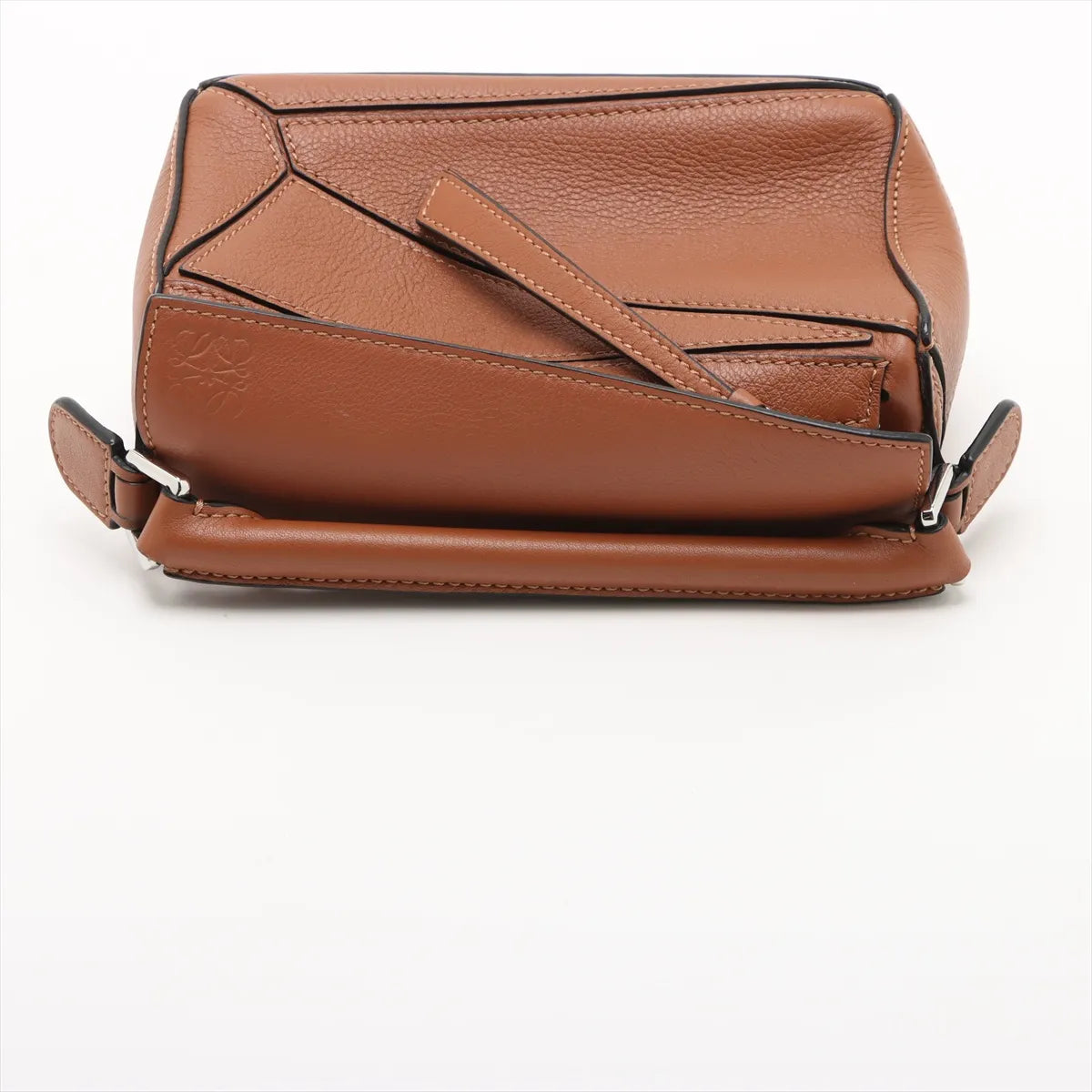 Loewe Brown Leather Mini Puzzle Bag [Clearance Sale]