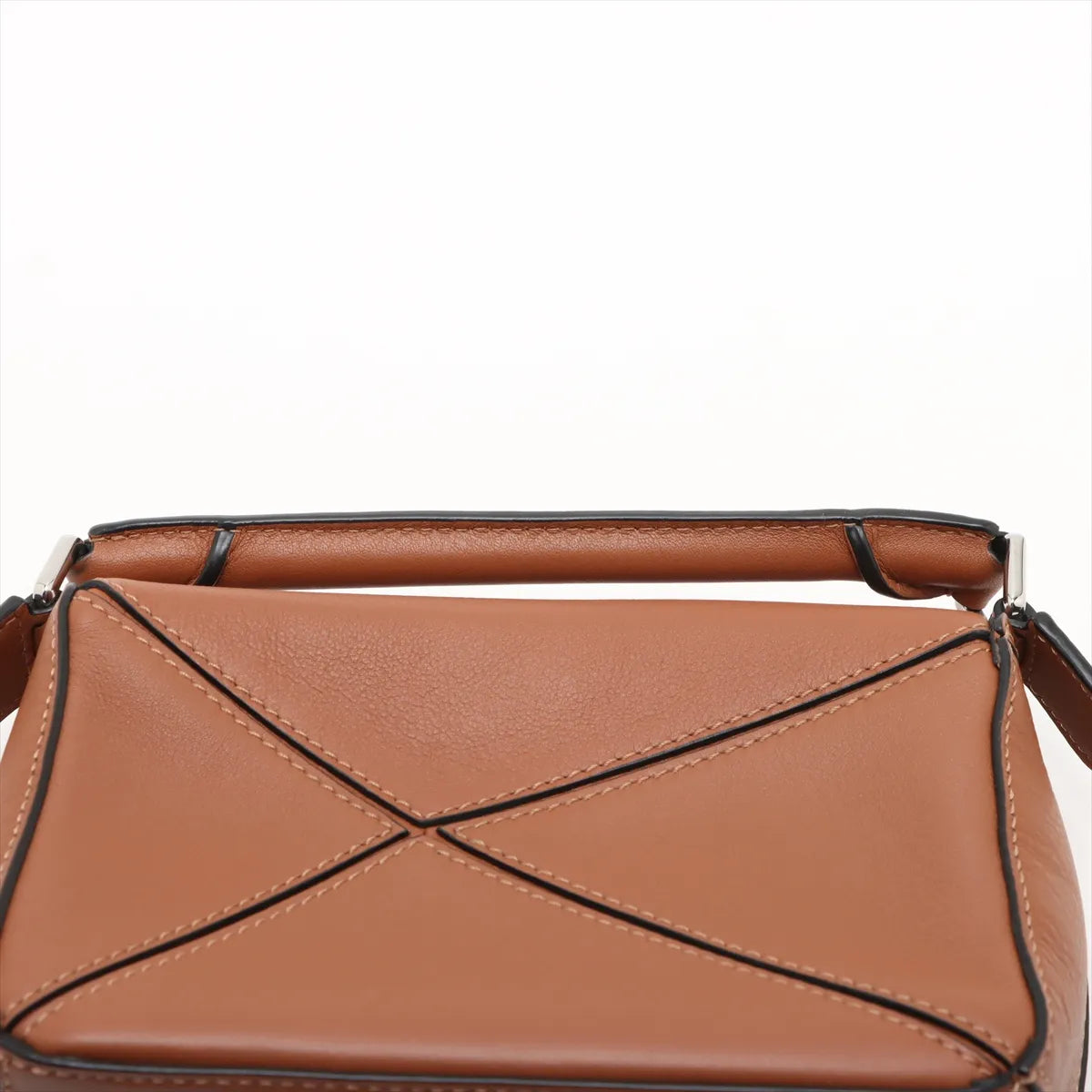 Loewe Brown Leather Mini Puzzle Bag [Clearance Sale]