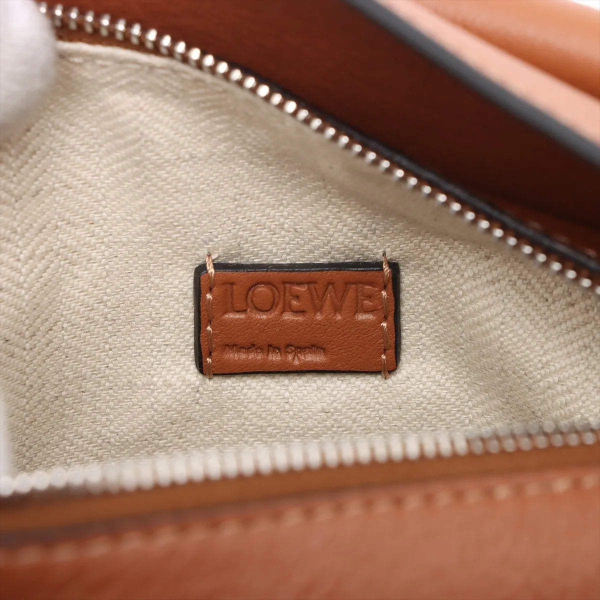 Loewe Brown Leather Mini Puzzle Bag [Clearance Sale]