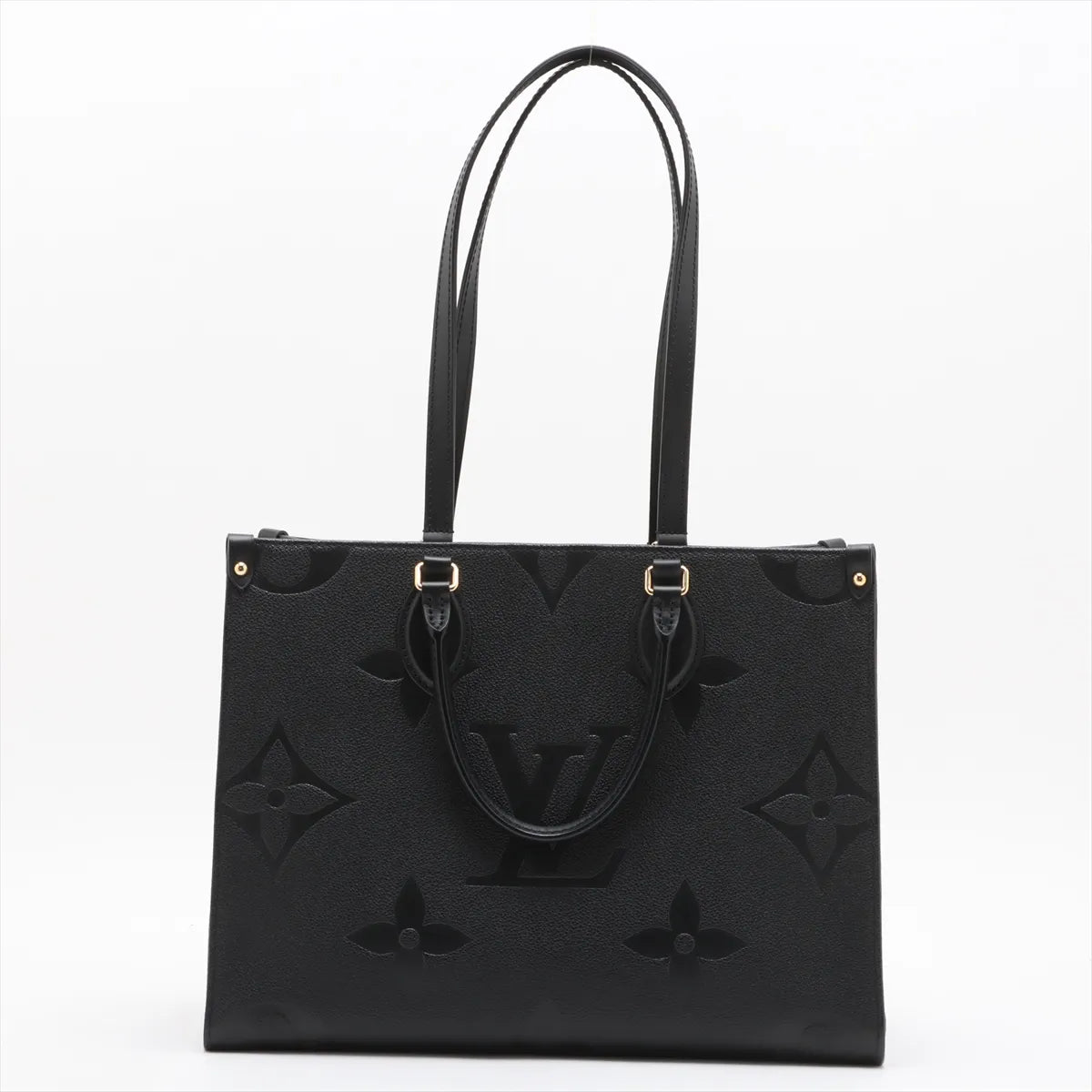 Louis Vuitton Black Monogram Empreinte Leather OnTheGo MM [Clearance Sale]