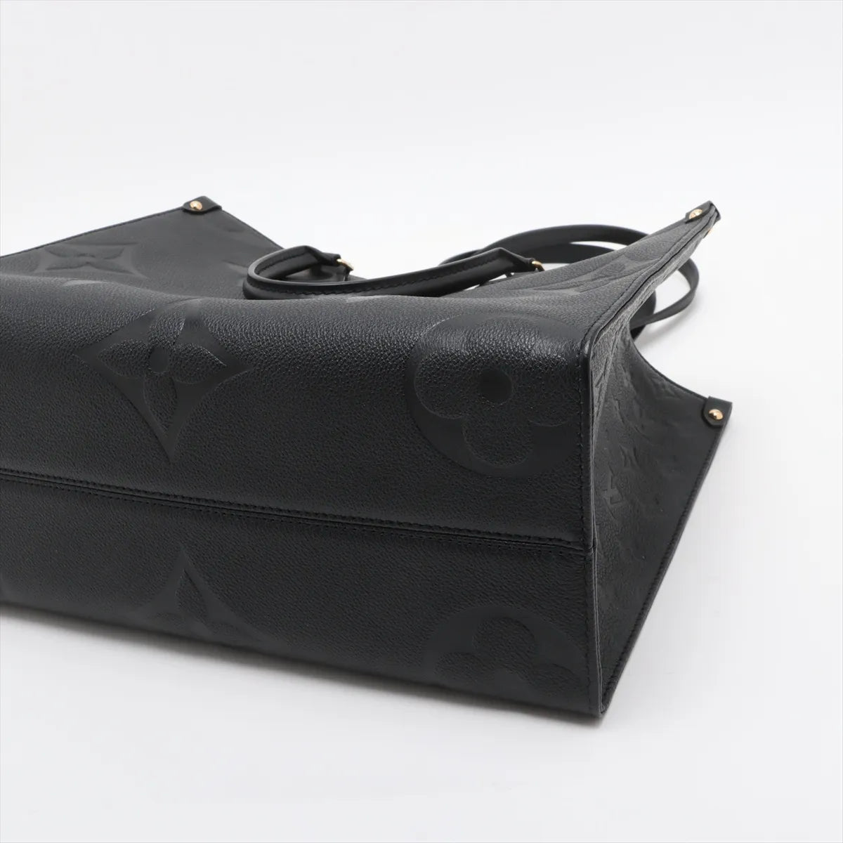 Louis Vuitton Black Monogram Empreinte Leather OnTheGo MM [Clearance Sale]