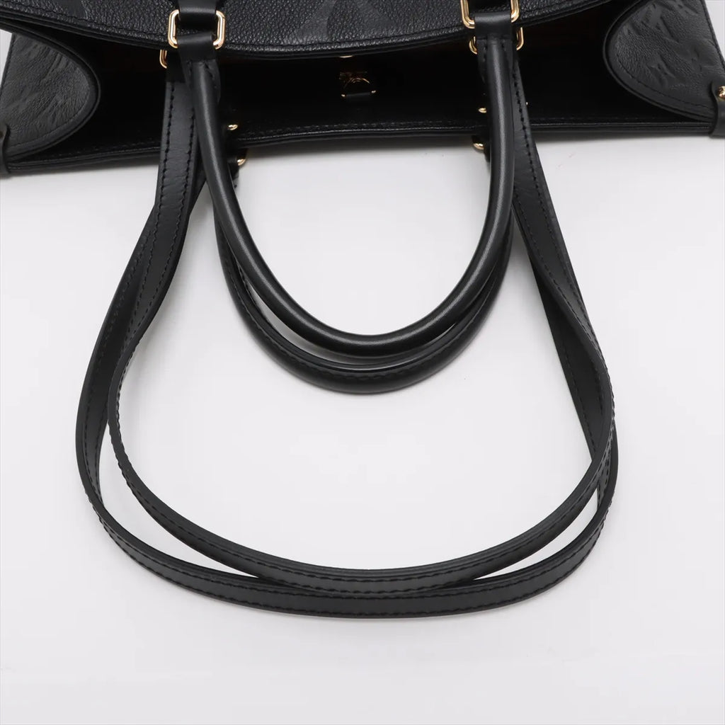 Louis Vuitton Black Monogram Empreinte Leather OnTheGo MM [Clearance Sale]