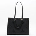 Louis Vuitton Black Monogram Empreinte Leather OnTheGo MM [Clearance Sale]