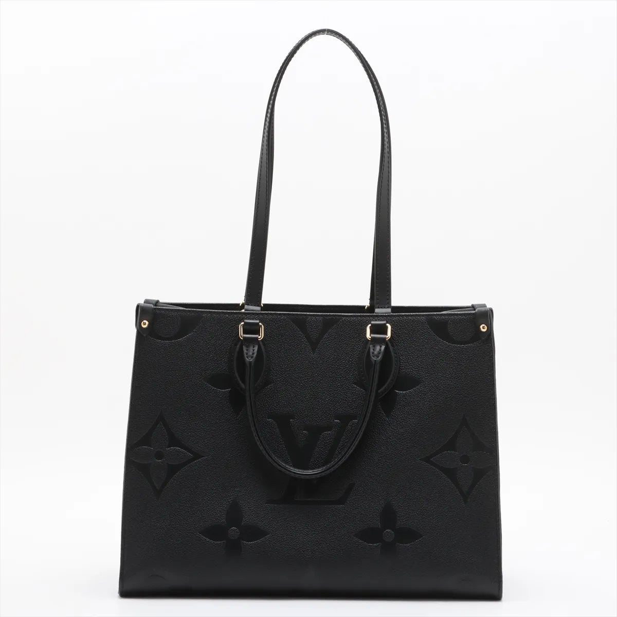 Louis Vuitton Black Monogram Empreinte Leather OnTheGo MM [Clearance Sale]