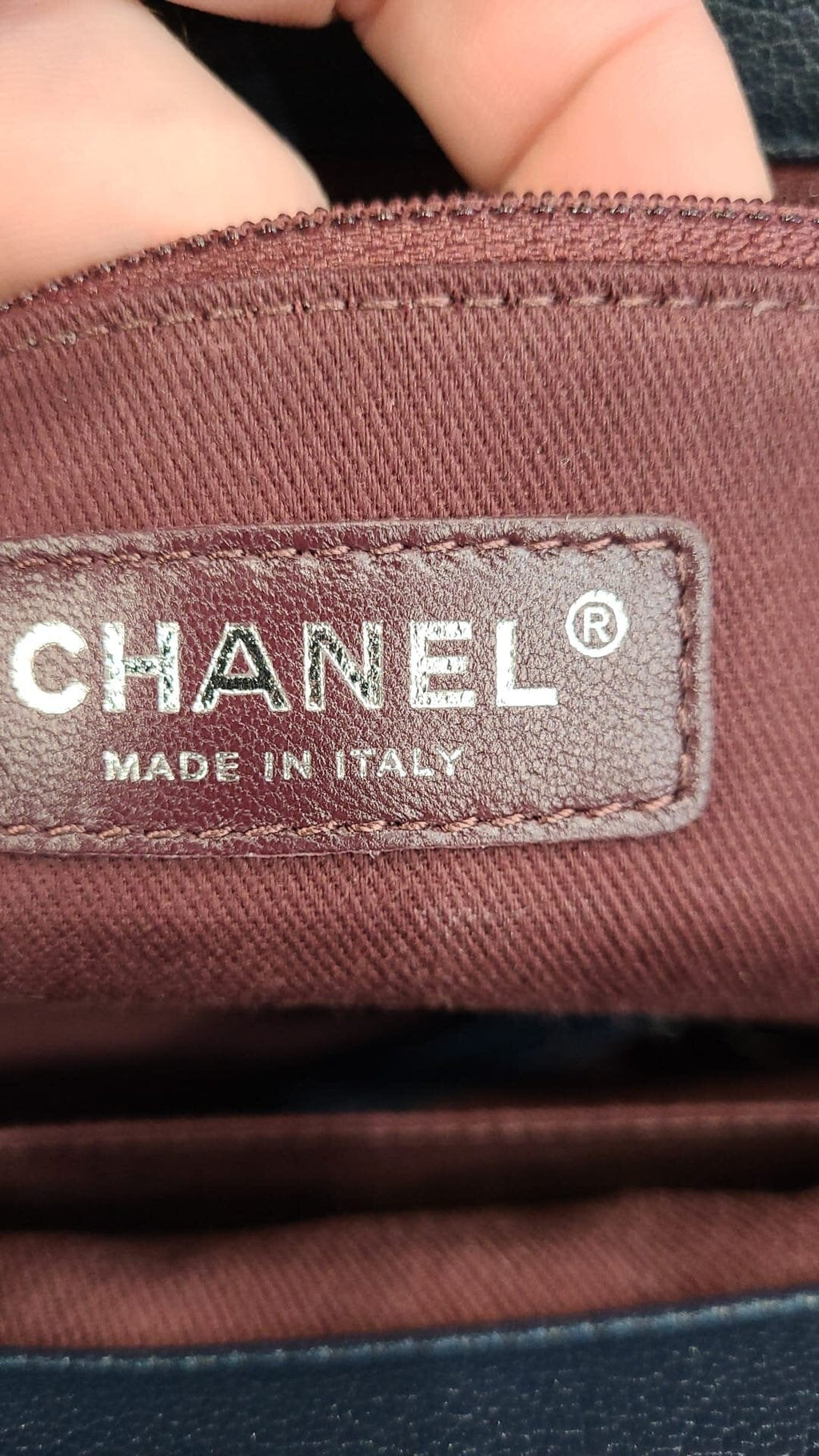 CHANEL City Rock Quilted Leather Shopping Tote Bag Blue
