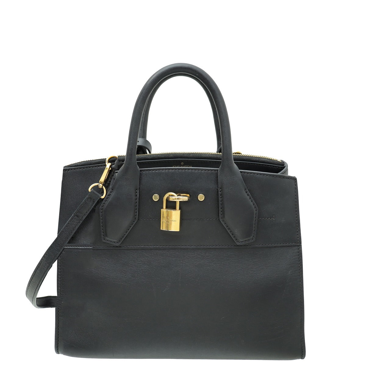 Louis Vuitton Black City Steamer PM Bag