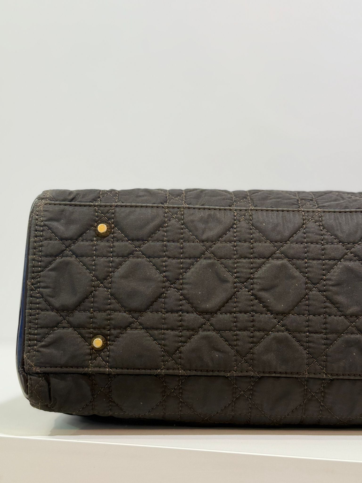 Dior Lady Dior Black Large Cannage two-way Bag 1997