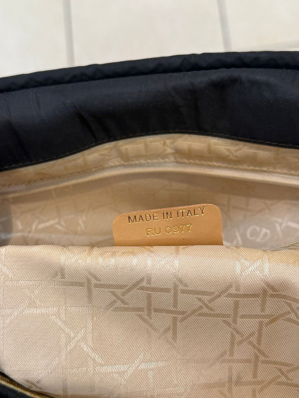 Dior Lady Dior Black Large Cannage two-way Bag 1997