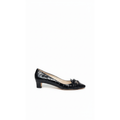 Tods Croc-Effect Leather Logo Buckle Pumps