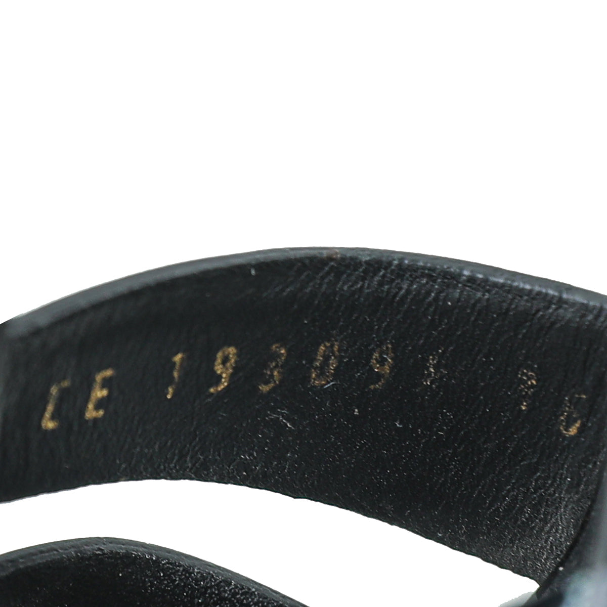 YSL Black Tribute Sandal 36
