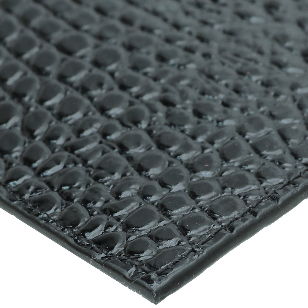 YSL Black Croco Embossed Uptown Envelope Pouch