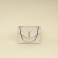 YSL Blanc Vintage Loulou Small Shoulder Bag