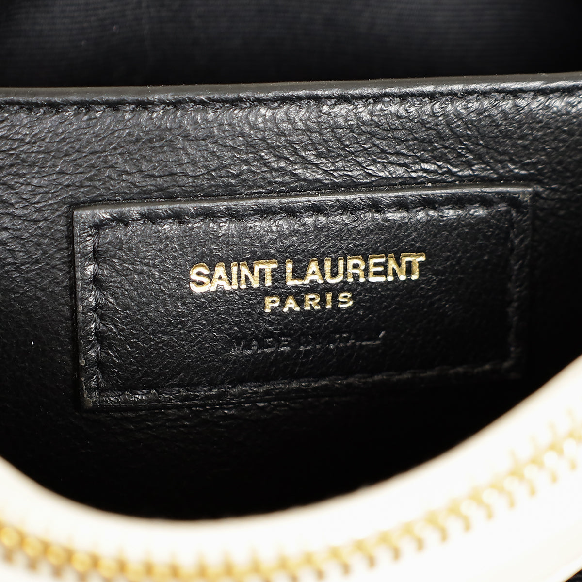 YSL Blanc Vintage Loulou Small Shoulder Bag