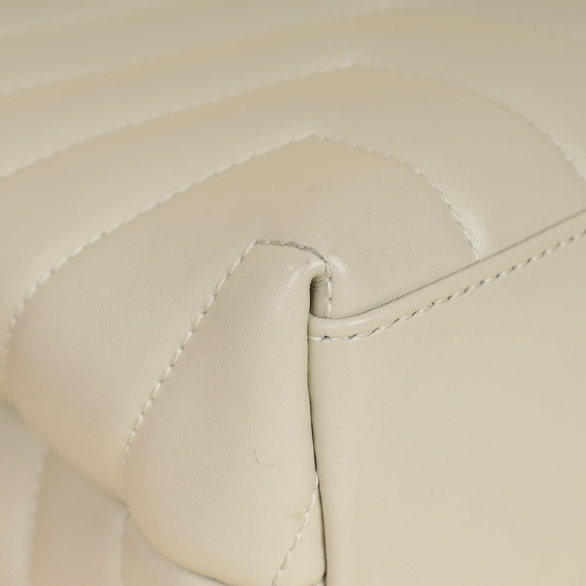 YSL Blanc Vintage Loulou Small Shoulder Bag