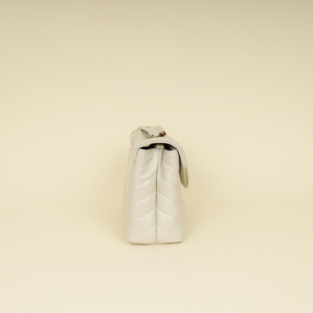 YSL Blanc Vintage Loulou Small Shoulder Bag