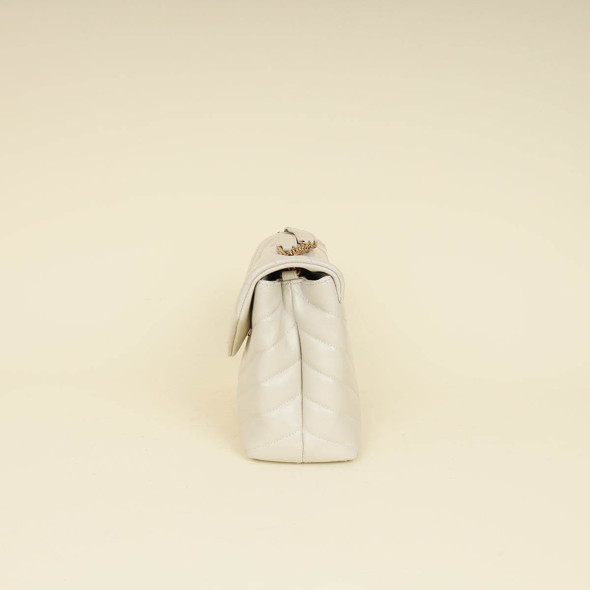 YSL Blanc Vintage Loulou Small Shoulder Bag