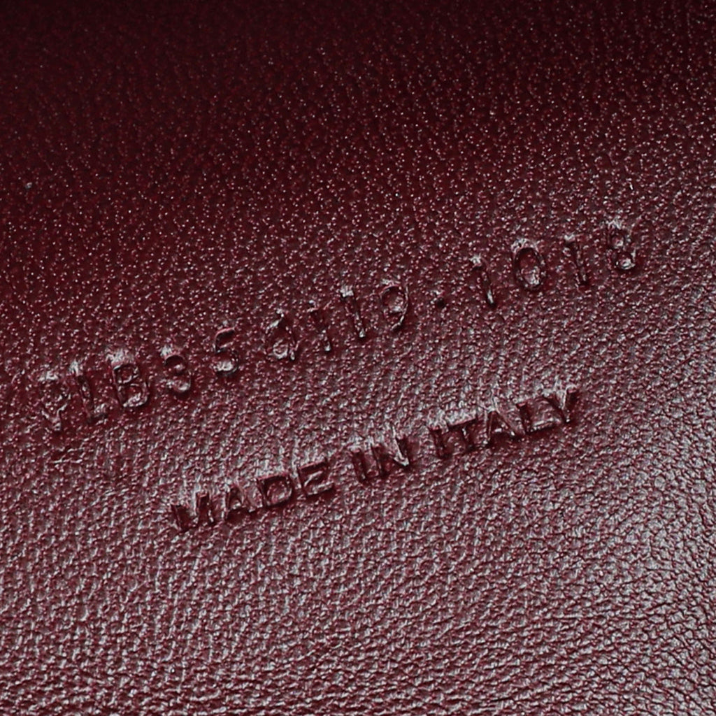 YSL Burgundy Python Kate Tassel Chain Medium Bag