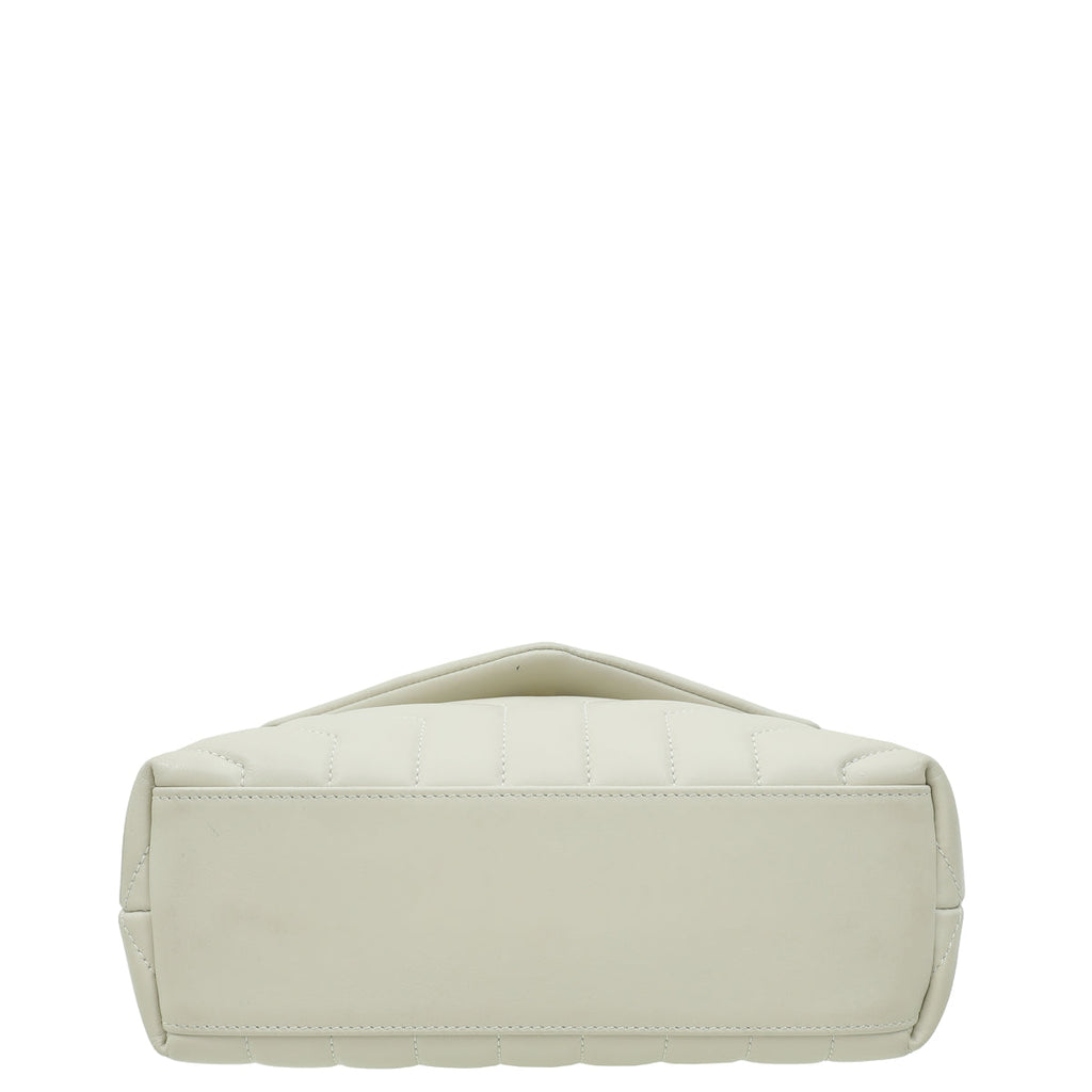 YSL Blanc Vintage Loulou Small Shoulder Bag