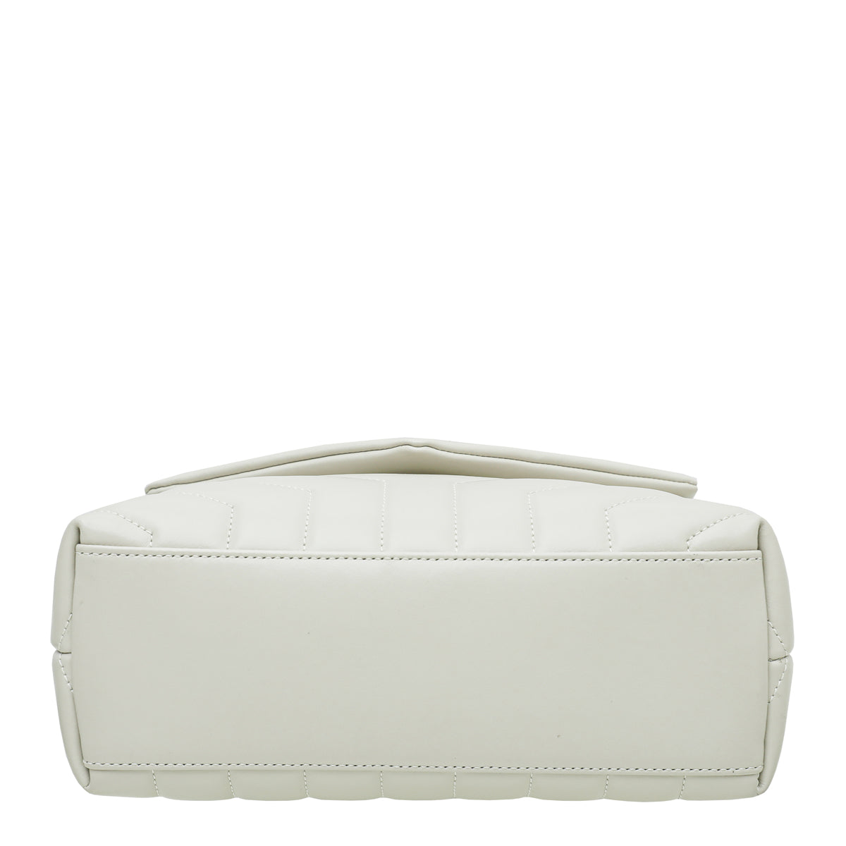 YSL Blanc Vintage Loulou Small Flap Bag