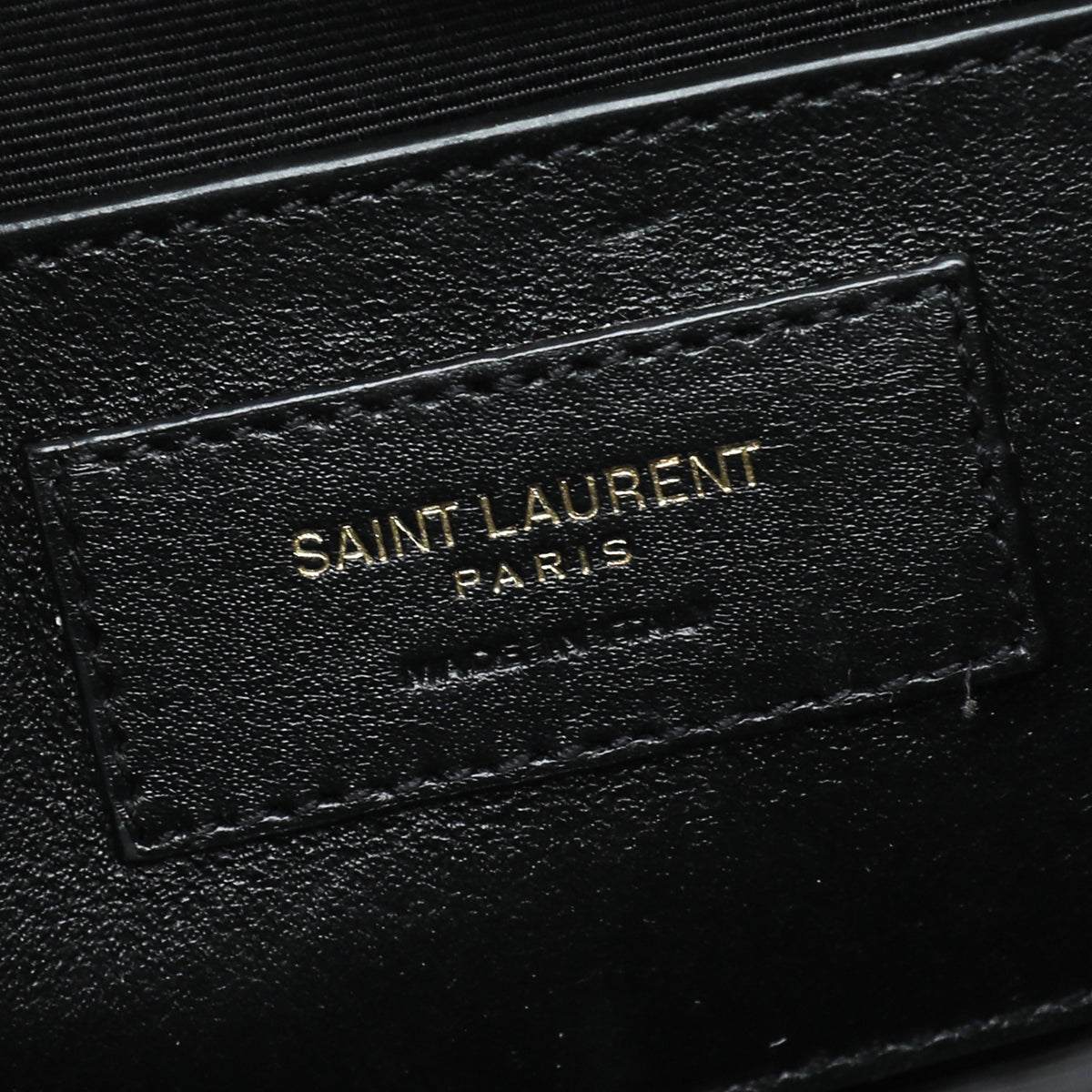 YSL Black Monogram Mix Quilted Small Chain Bag