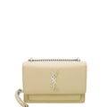 YSL Beige Sunset Chain Wallet