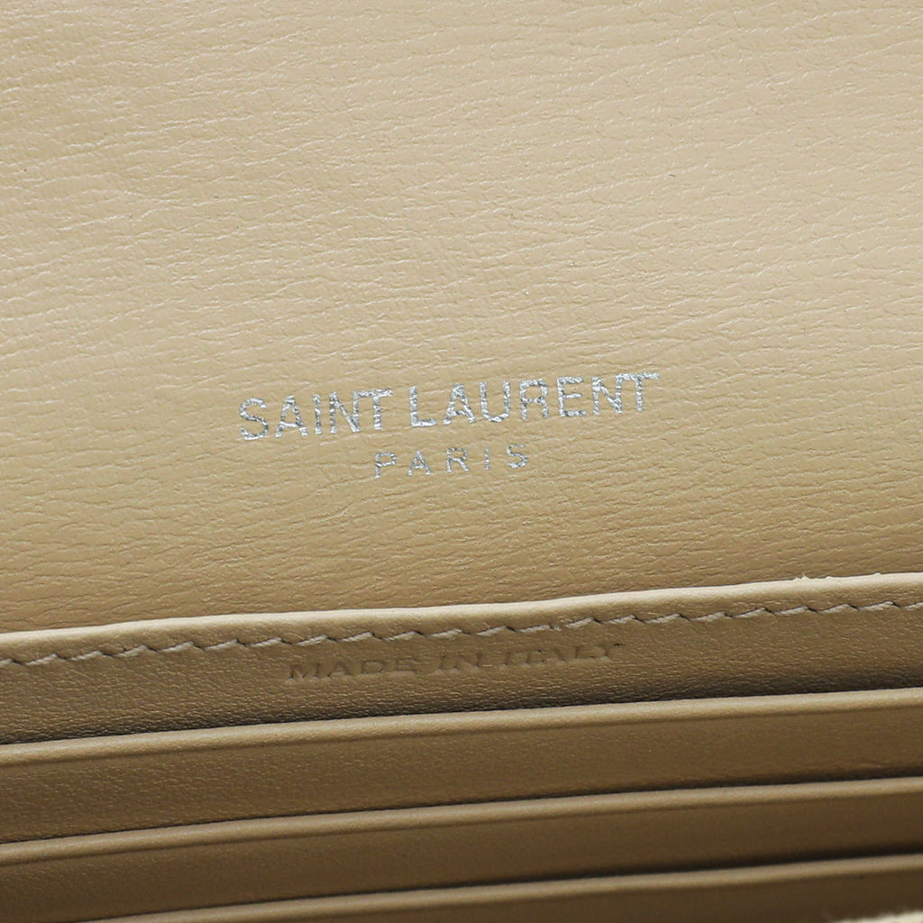 YSL Beige Sunset Chain Wallet