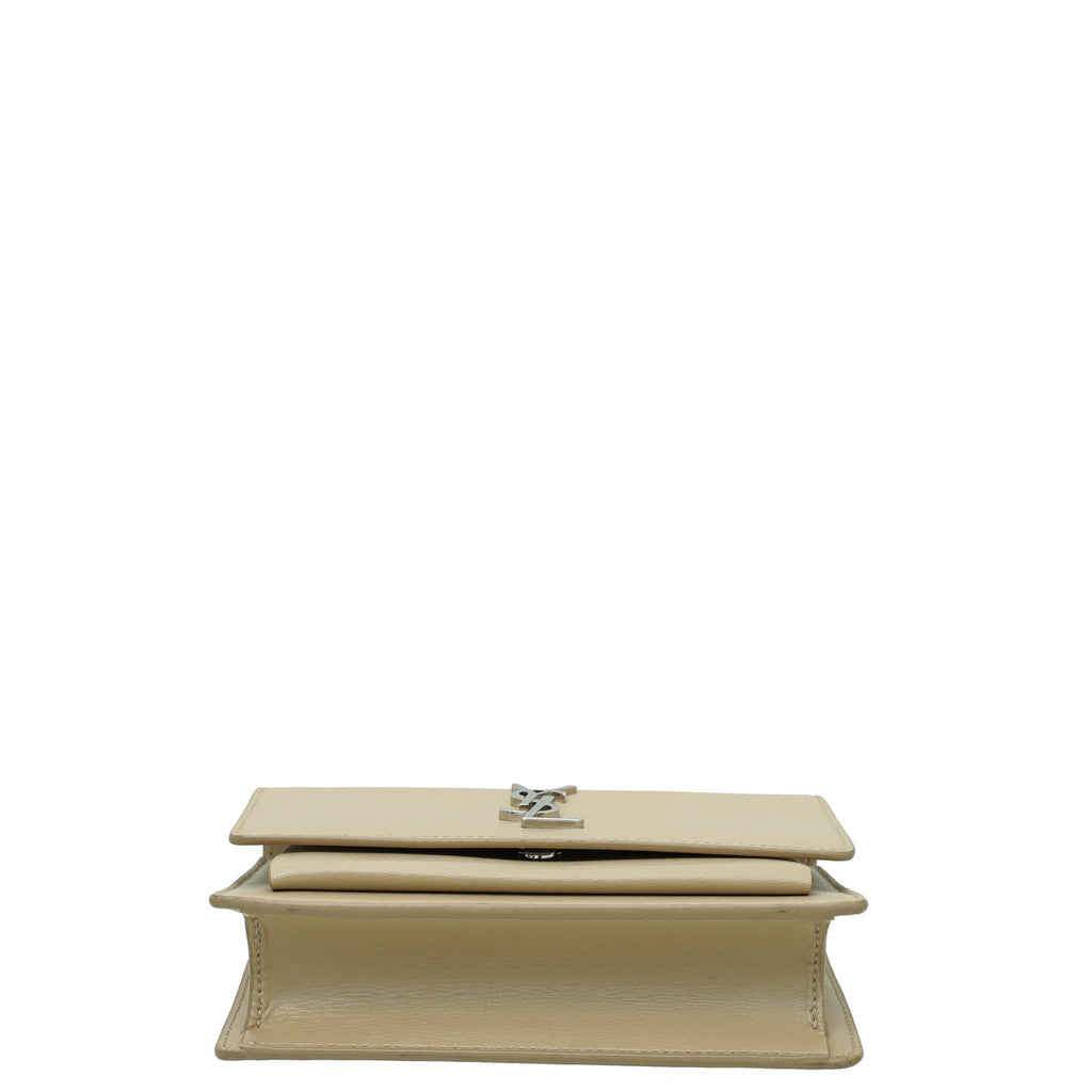 YSL Beige Sunset Chain Wallet