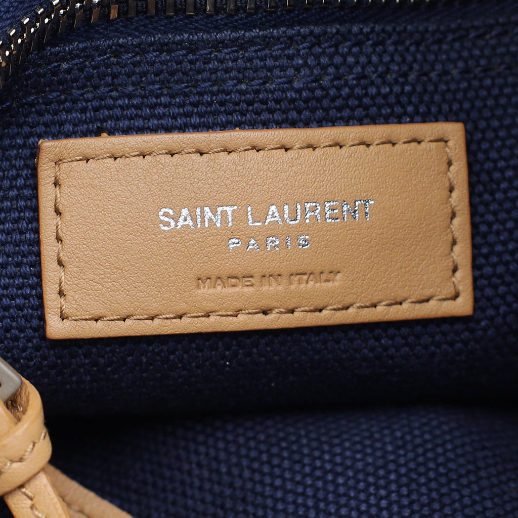 YSL Blue Universite Flat Crossbody Bag