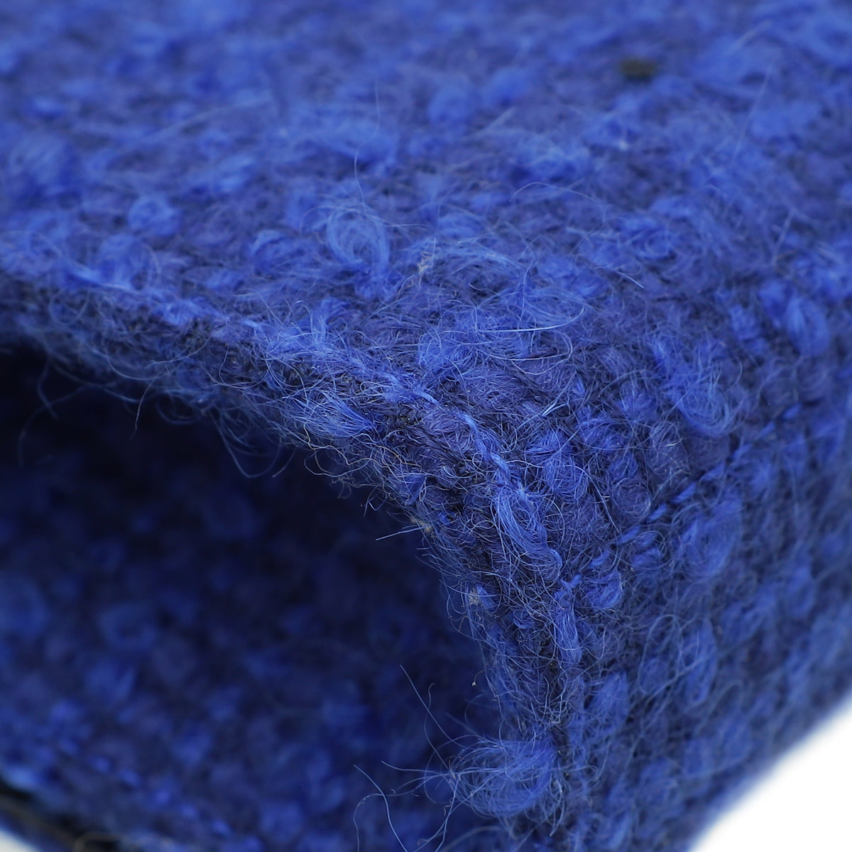 YSL Indigo Blue Kate Wool Small Shoulder Bag