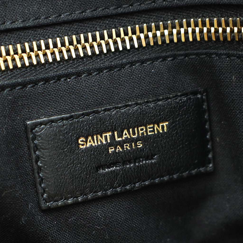 YSL Tricolor Rive Gauche North/South Tote Bag