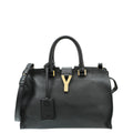 YSL Black Classic Y Cabas Small Tote Bag