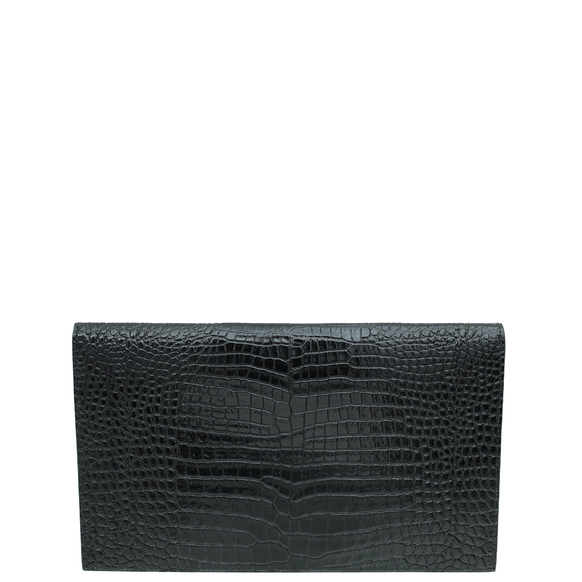 YSL Croco Embossed Uptown Pouch