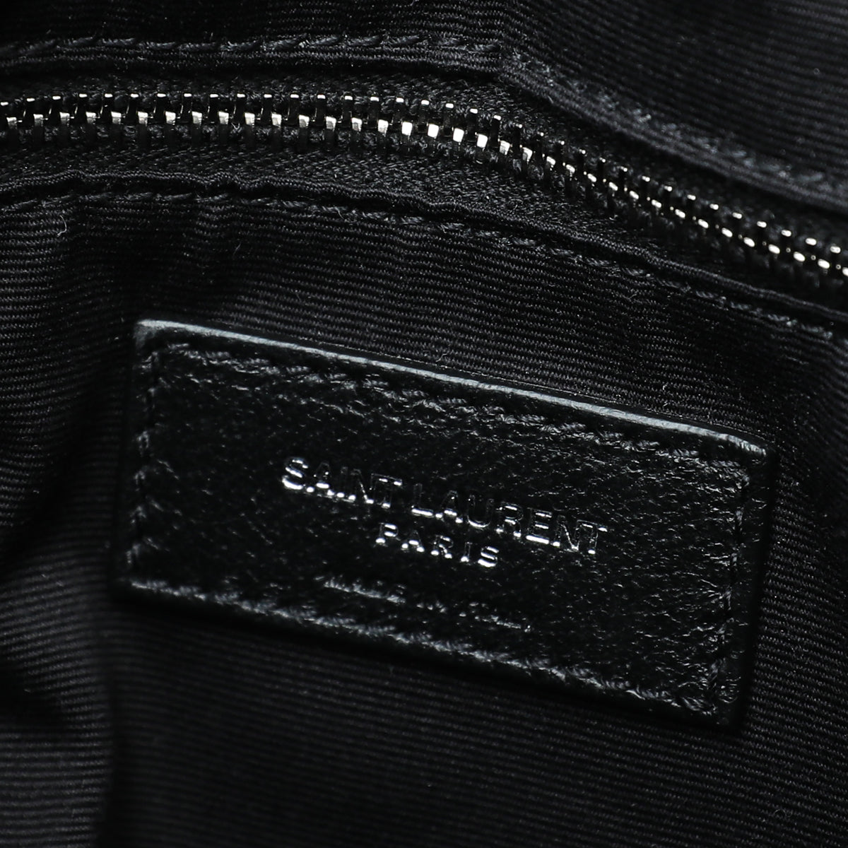 YSL Black Loulou Medium Flap Chain Bag