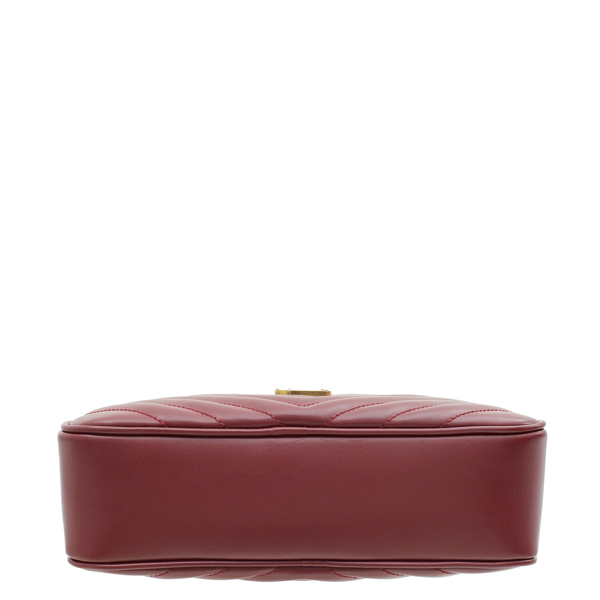 YSL Burgundy Monogram Quilted Lou Camera Bag