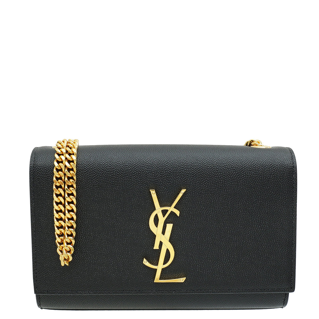 YSL Black Monogram Kate Small Shoulder Bag